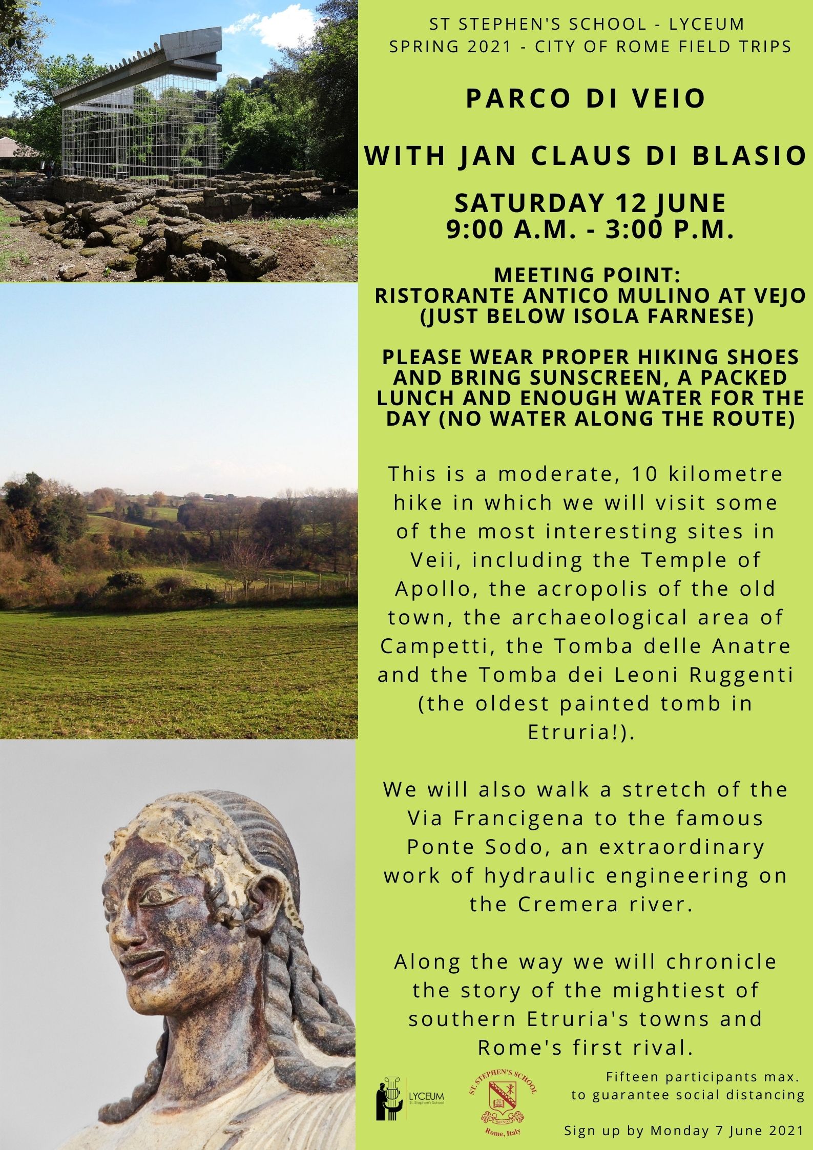 LYCEUM SPRING 2021 series   City of Rome Field Trip   Veii