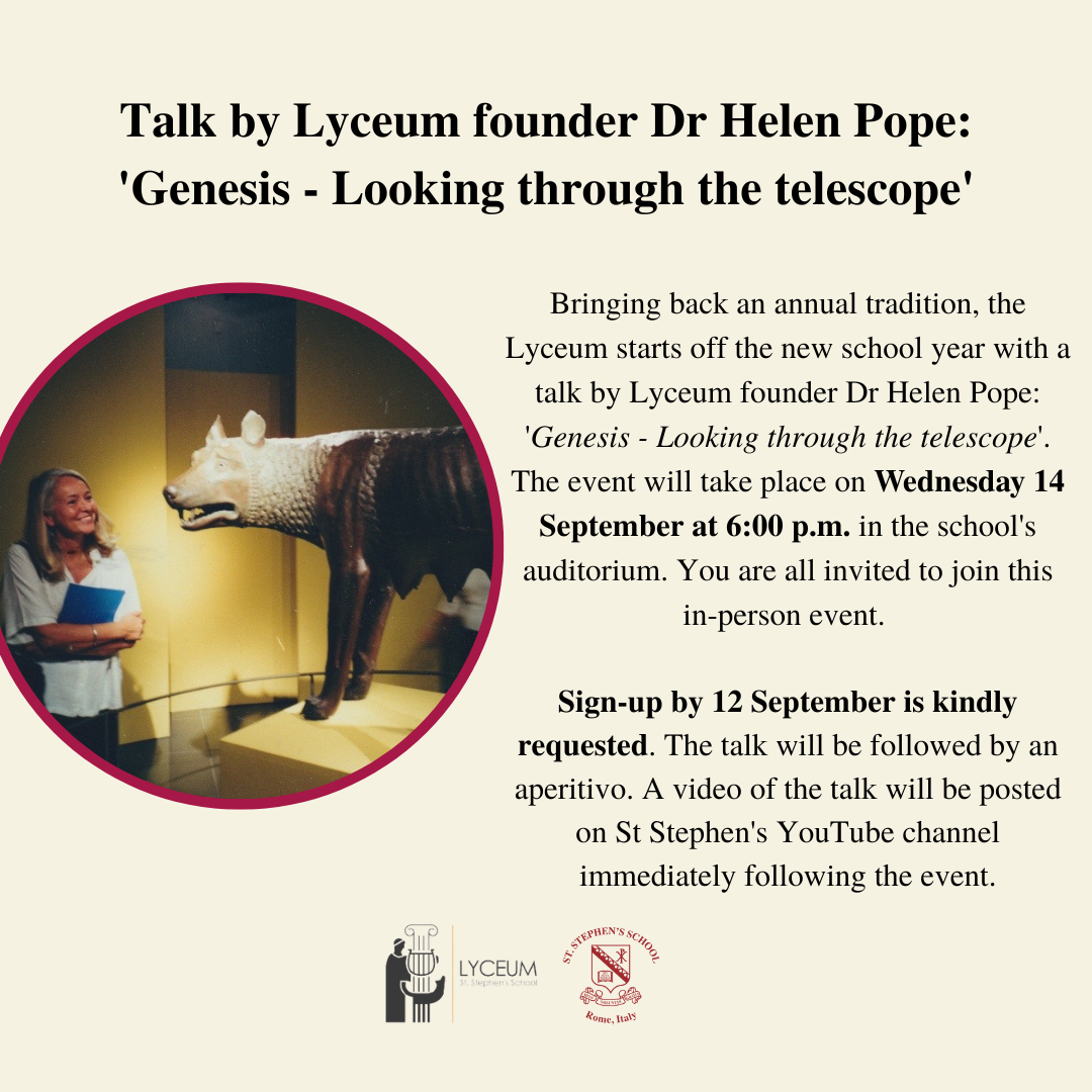 Helen Pope Lycem Talk Sept 2022  (Instagram Post)