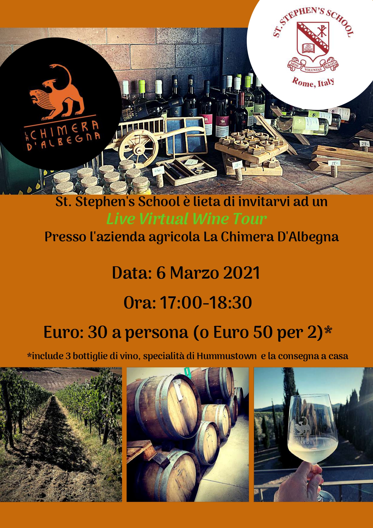 SSS Chimera Albegna Live Virtual Wine Tasting Italiano 
