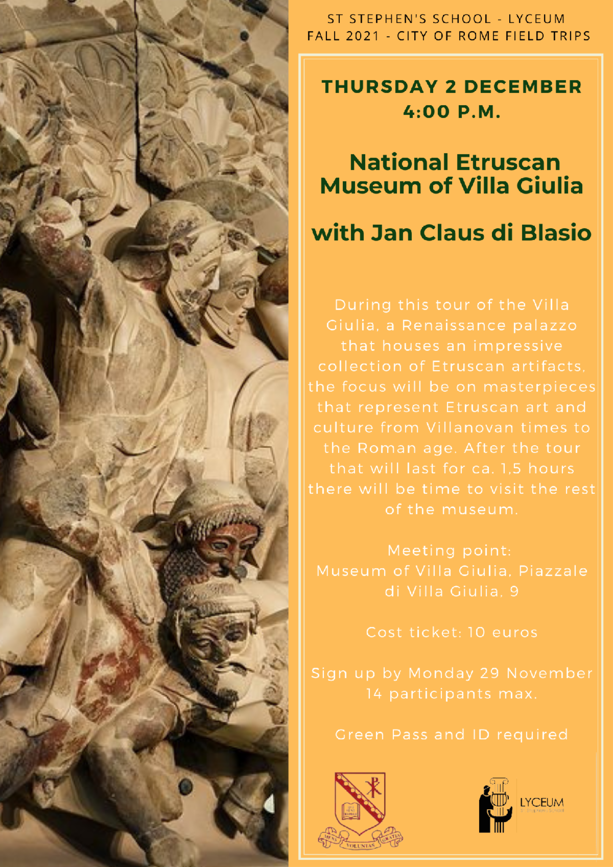 LYCEUM FALL 2021 Villa Giulia