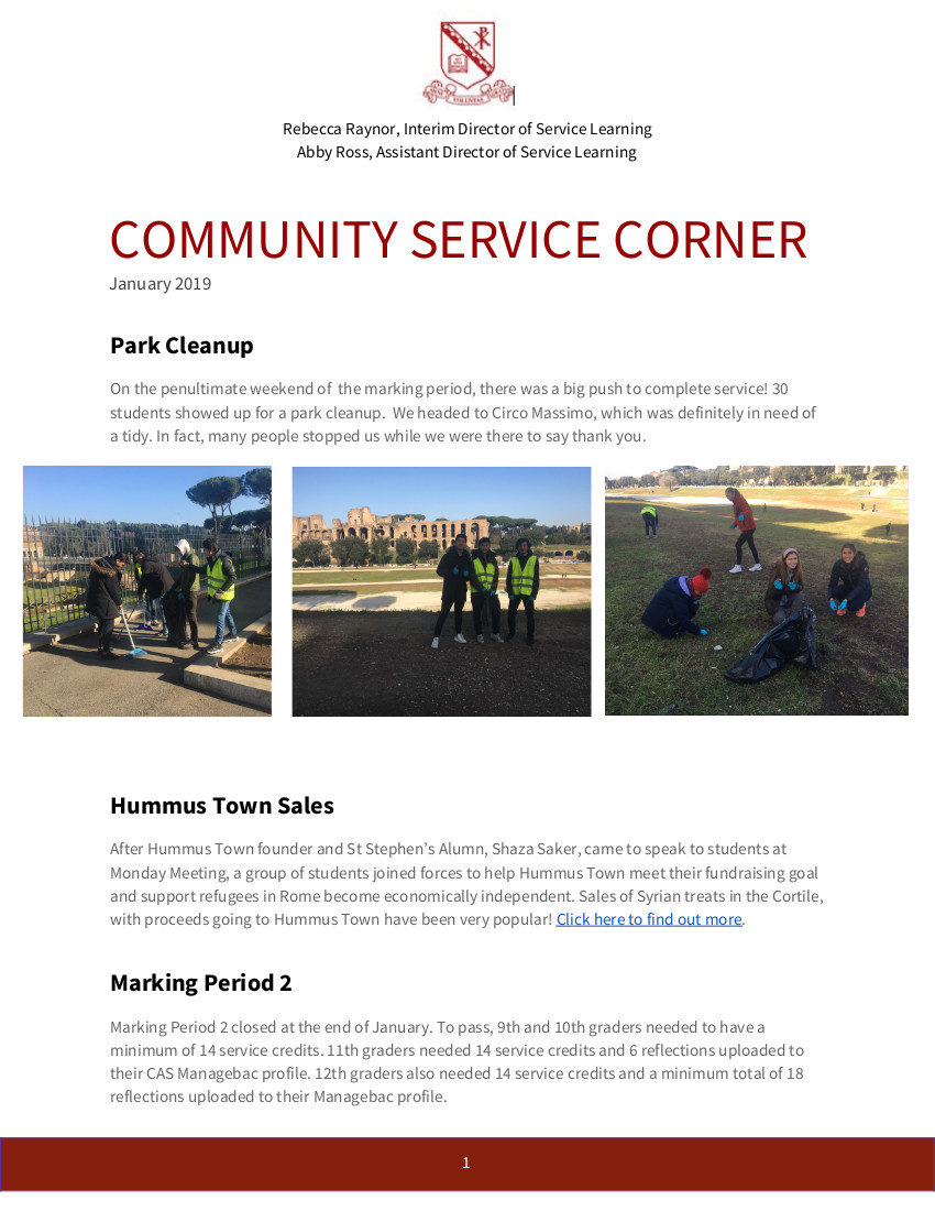 documents/CAS   Newsletter Jan 25 2019