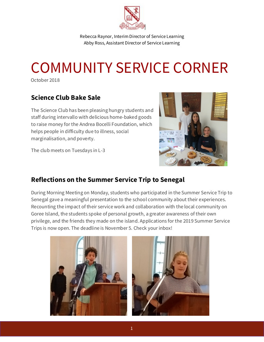 documents/CAS   Newsletter Oct 16 2018