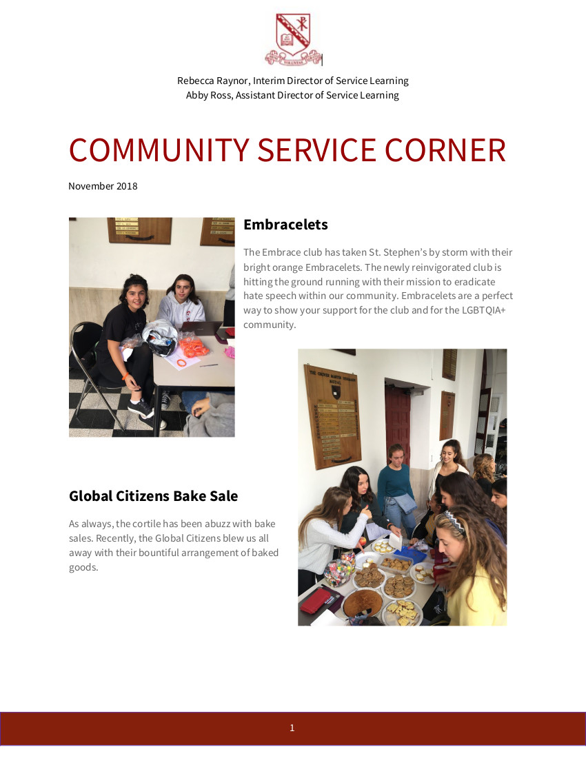 documents/CAS   Newsletter second half November 2018