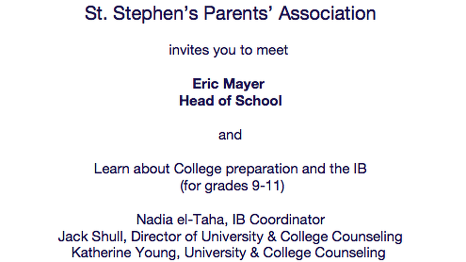 news/sss news PA Meeting Meet the Head College Counselors