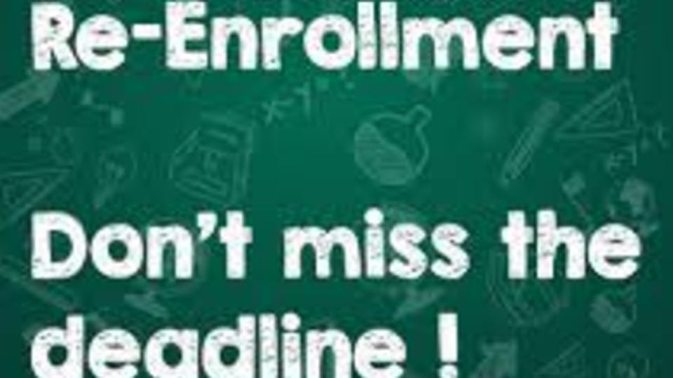 news/sss news RE ENROLLMENT CONTRACTS