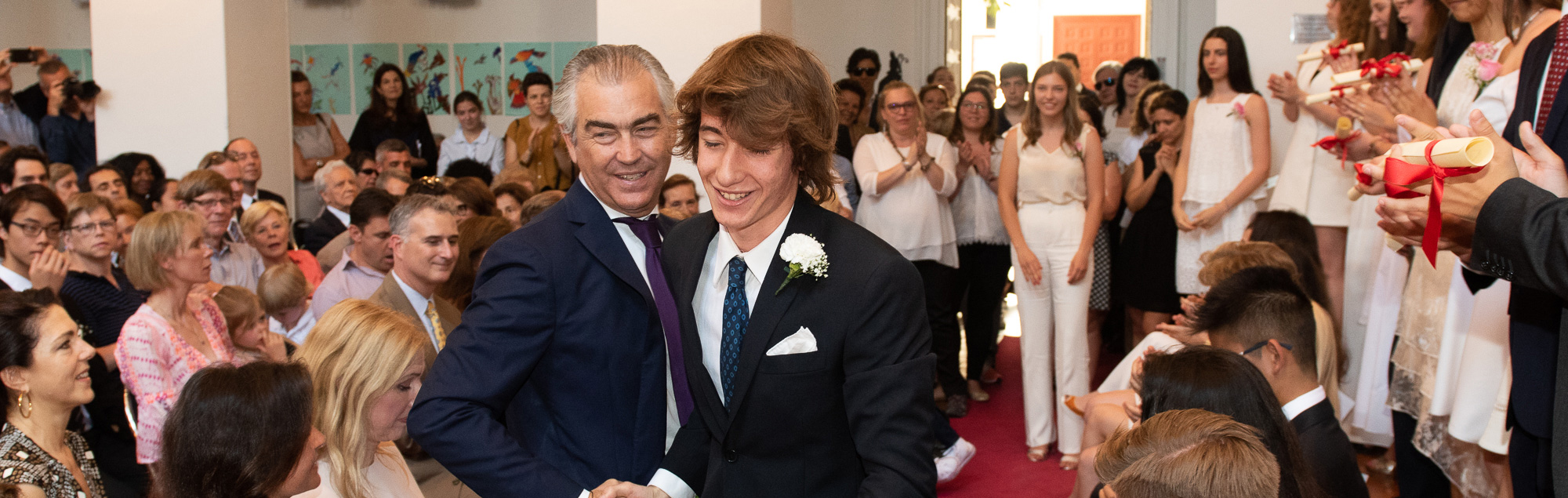 Parents with students