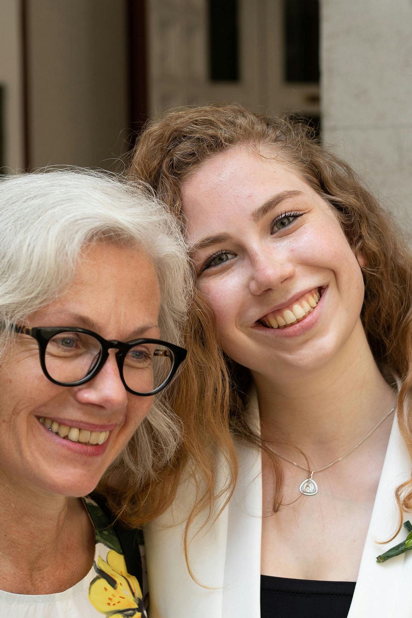 Mother with daughter