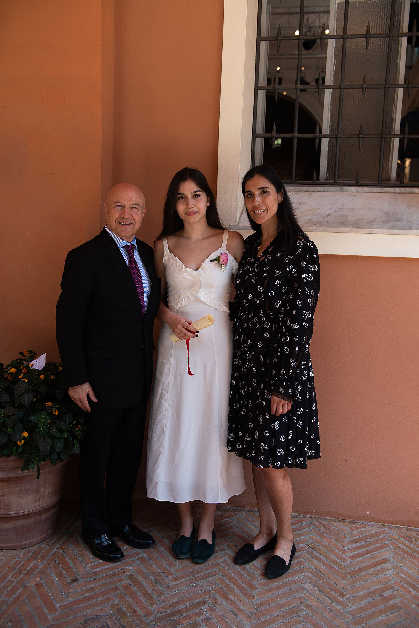 Parents withd daughter